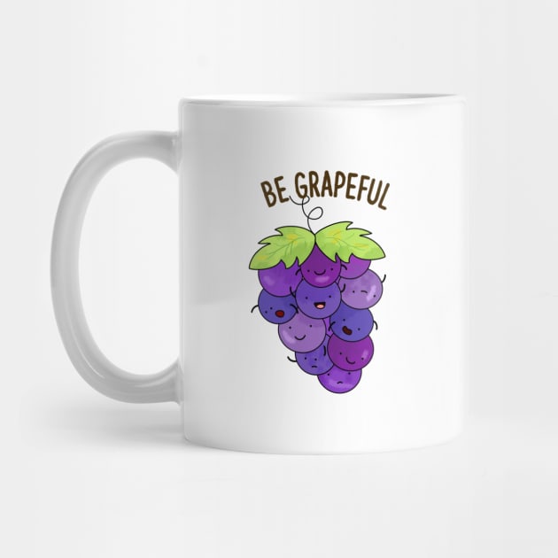 Be Grapeful Cute Grape Pun. by punnybone